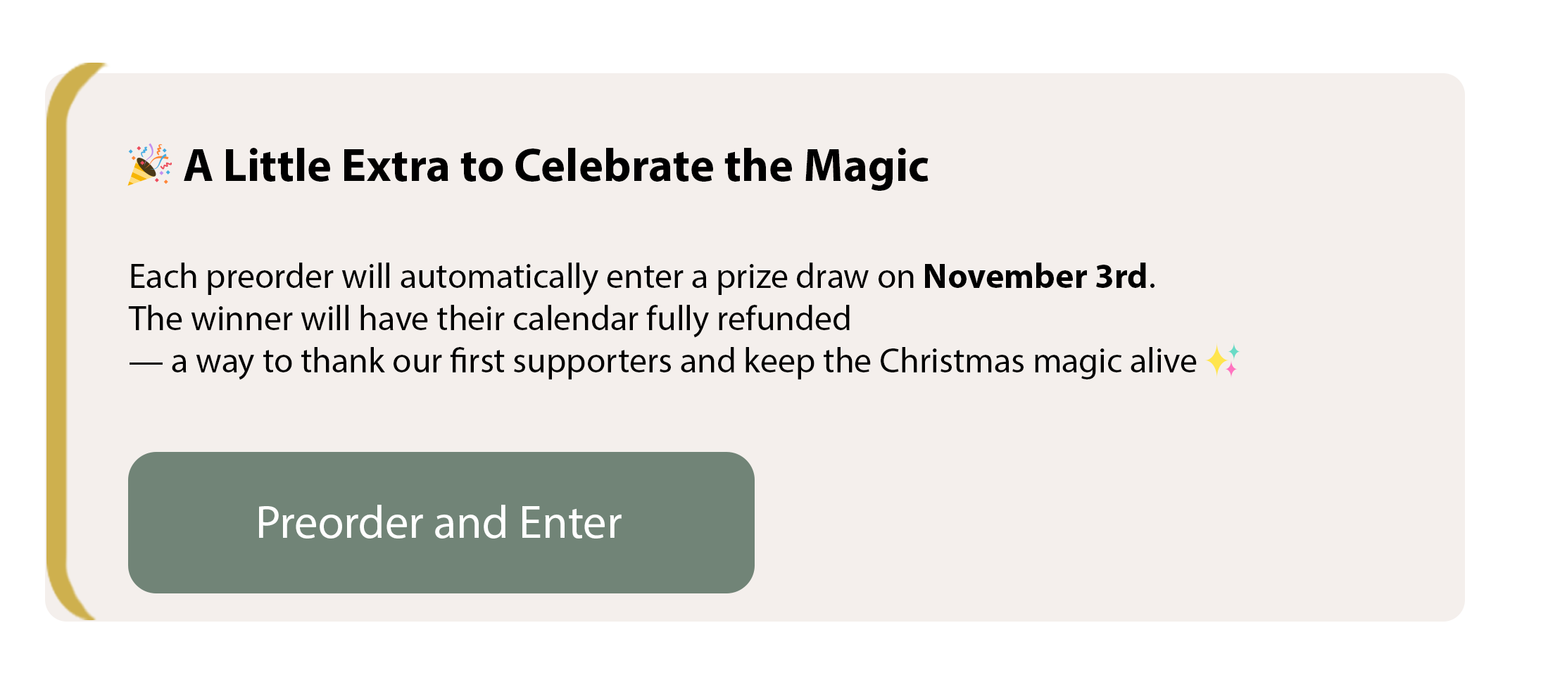 A Little Extra to Celebrate the Magic